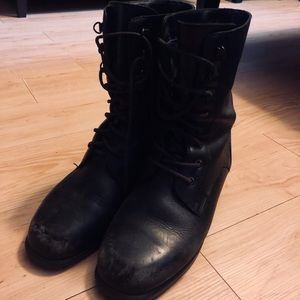 Vintage motorcycle boots